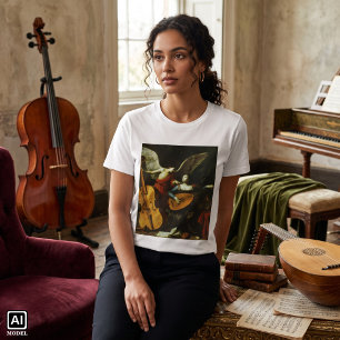Camiseta Santo Cecilia e o Anjo de Carlo Saraceni