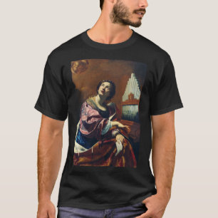 Camiseta Santo Cecilia por Simon Vouet