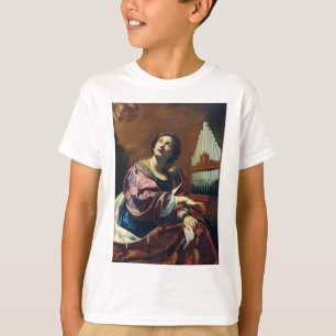 Camiseta Santo Cecilia por Simon Vouet