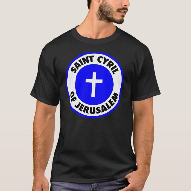 Camiseta Santo Cirilo de Jerusalém (Frente)
