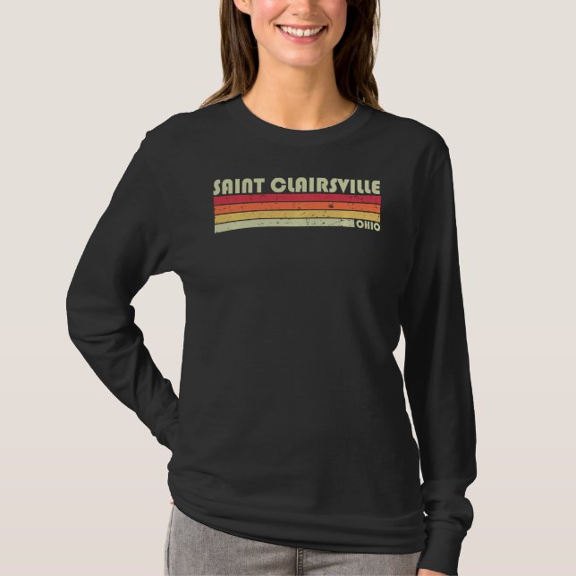 Camiseta Santo Clairsville Oh Ohio Funny City Home Roots R (Frente)