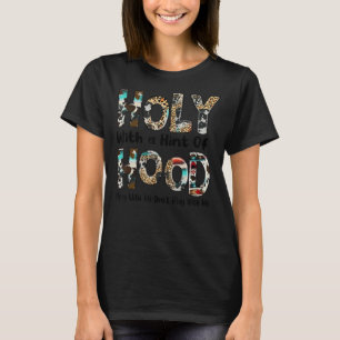 Camiseta Santo Com Uma Dica De Cabelo Leopardo Ocidental