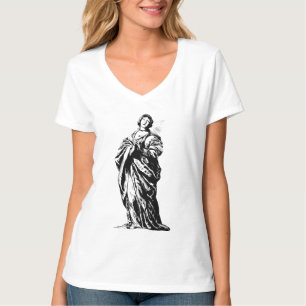 Camiseta Santo Cunera de Rhenen virgem e mártir