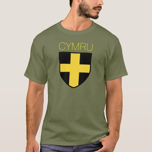 Camiseta Santo David Crachá (Wales/ Cymru) (Frente)