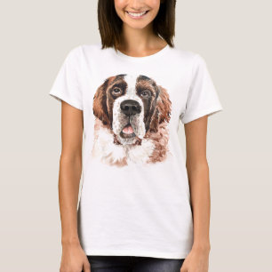 Camiseta Santo de Aquarela Bernard