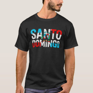 Camiseta Santo Domingo República Dominicana Bandeira