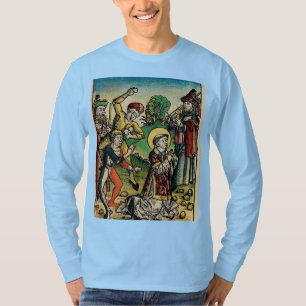 Camiseta Santo Estêvão o Protomártir Iconografia de Arte Er