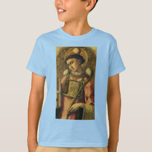 Camiseta Santo Estêvão o Protomártir Iconografia de Arte Er