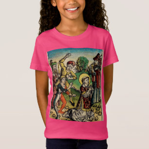 Camiseta Santo Estêvão o Protomártir Iconografia de Arte Er