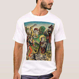 Camiseta Santo Estêvão o Protomártir Iconografia de Arte Fi