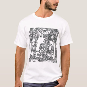 Camiseta Santo Eustáquio vê Jesus Cristo