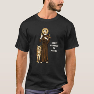 Camiseta Santo Francisco de Assis Padroeiro dos Animais Cat
