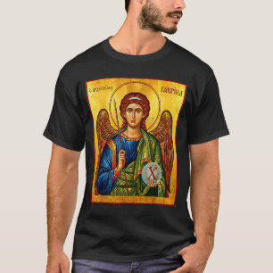 Camiseta Santo Gabriel O Arcanjo Ortodoxo Oriental Bizantin