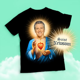 Camiseta Santo Gavin Newsom Prayer
