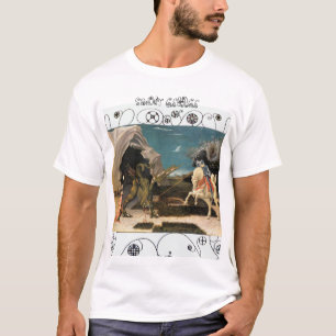 Camiseta Santo George, Dragão e Princesa