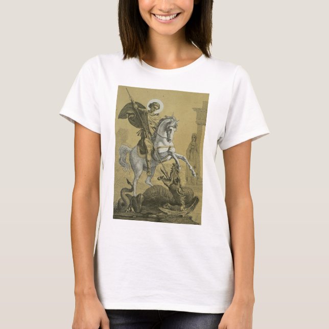 Camiseta Santo George Patron, Inglaterra (Frente)
