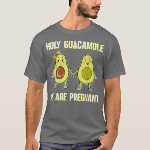 Camiseta Santo Guacamole Estamos Grávidos Casal Avocado Pre