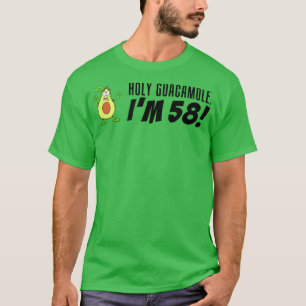 Camiseta Santo Guacamole Im 58 Cartoon Avocado Veggie Pun 5