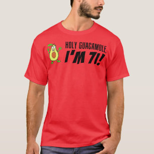 Camiseta Santo Guacamole Im 71 Cartoon Avocado Veggie Pun 7