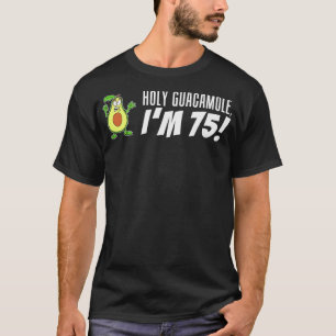 Camiseta Santo Guacamole Im 75 Cartoon Avocado Veggie Pun 7