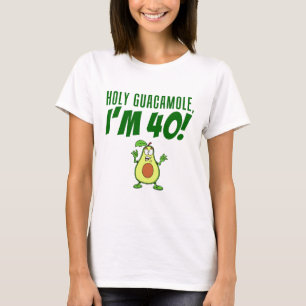 Camiseta Santo Guacamole, tenho 40 desenhos animados