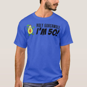 Camiseta Santo Guacamole, tenho 50 Cartoon Avocado Veggie P
