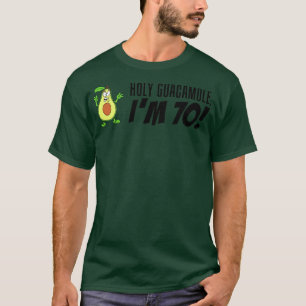 Camiseta Santo Guacamole, tenho 70 Cartoon Avocado Veggie P