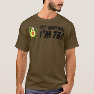 Camiseta Santo Guacamole, tenho 73 Cartoon Avocado Veggie P