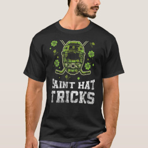 Camiseta Santo Hat Tricks Dia de São Patrício Hockey irland