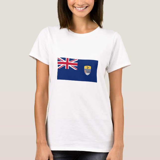 Camiseta Santo Helena Flag (Frente)