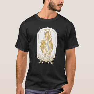 Camiseta Santo Hildegard De Bingen Scivias Mística Católica