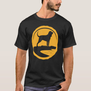 Camiseta Santo Hubert's Dog Bloodhound Retro 10