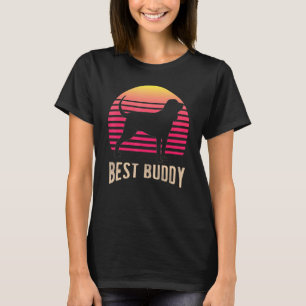 Camiseta Santo Hubert's Dog Bloodhound Retro 18