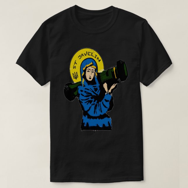 Camiseta Santo Javelin (Frente do Design)
