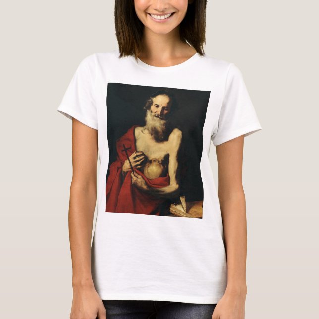 Camiseta Santo Jerome por Jusepe de Ribera (Frente)