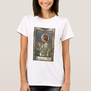Camiseta Santo Joana da imagem do vitral do arco