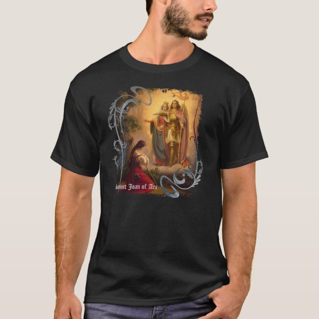 Camiseta Santo Joana do arco - o t-shirt dos homens (Frente)