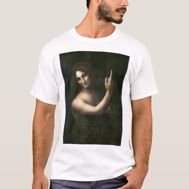 Camiseta Santo João Batista, Leonardo da Vinci (Frente)