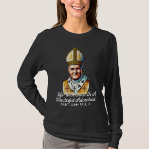 Camiseta Santo João Paulo II Citações Católicas 9