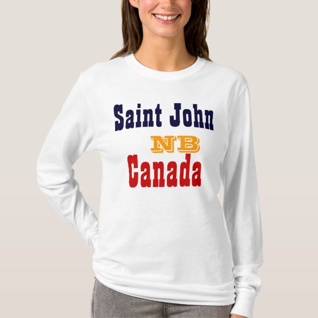 Camiseta Santo John NB Canadá (Frente)