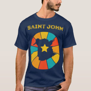 Camiseta Santo John New Brunswick Canadá Vintage foi desapo