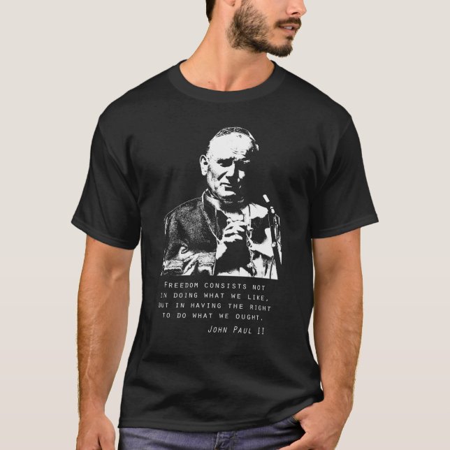 Camiseta Santo John Paul II (Frente)