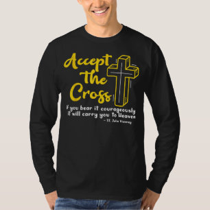 Camiseta Santo John Vianney Aceite o Santo da Cruz Católica