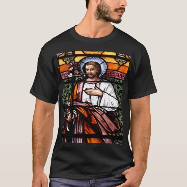 Camiseta Santo Joseph Stainer Glass Window T-Shirt (Frente)