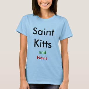 Camiseta Santo Kitts e Nevis