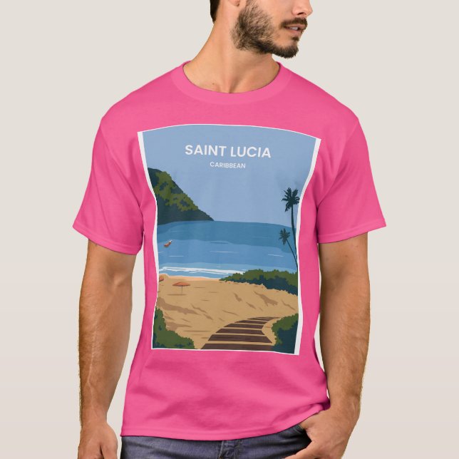 Camiseta Santo Lucia paisagem (Frente)