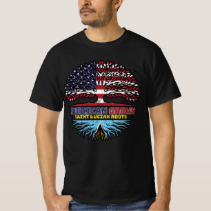 Camiseta Santo Lucia Santo Lucian American Tree Roots