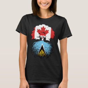Camiseta Santo Lucia Santo Lucian Canada Tree Root