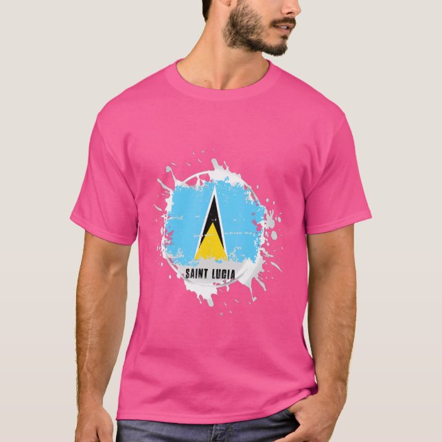 Camiseta Santo Lucia Splash (Frente)
