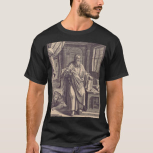 Camiseta Santo Marco Evangelista Cartão Apostólico de Tinta